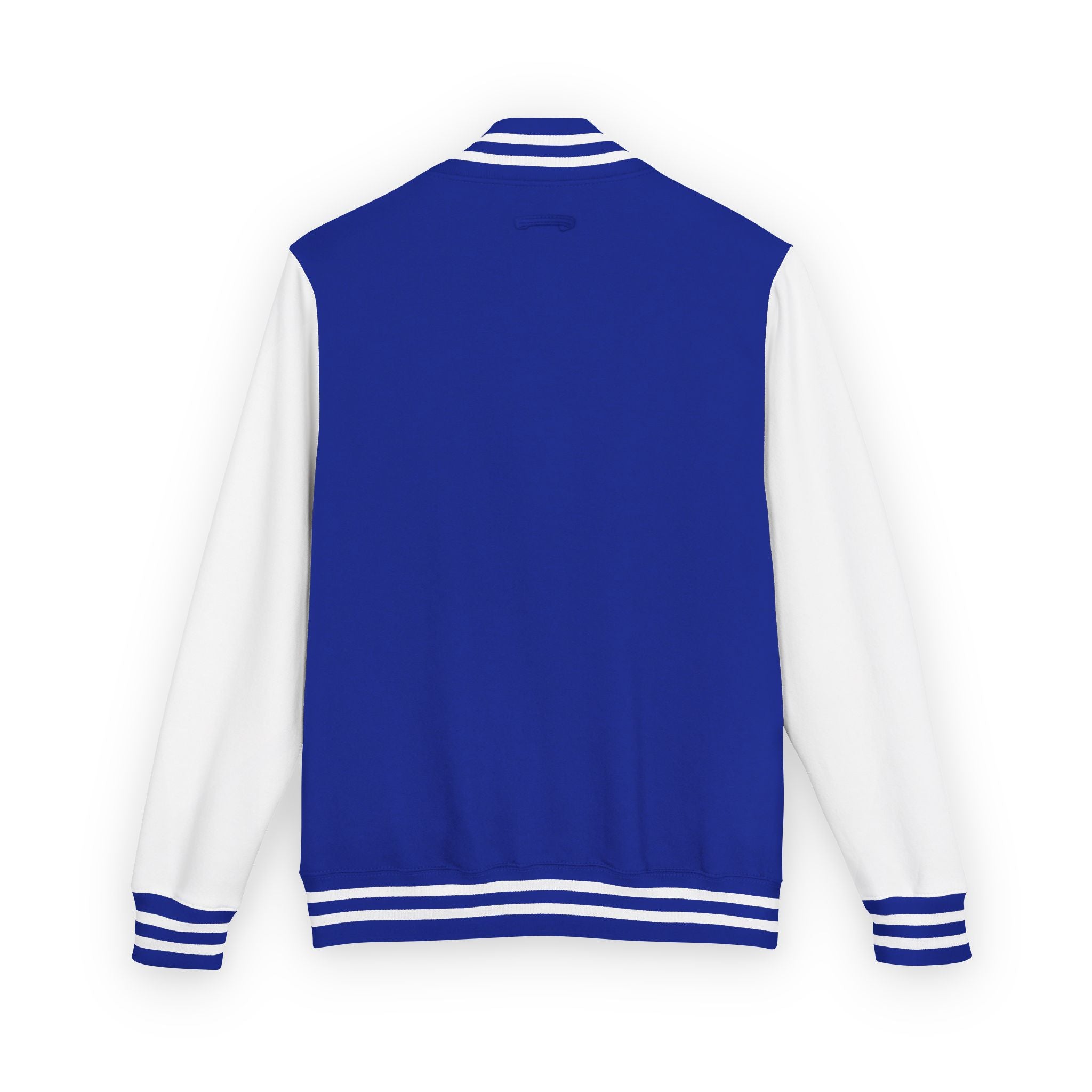 Letterman Jacket — Retro "On Air" Radio Varsity Jacket (Red & White)