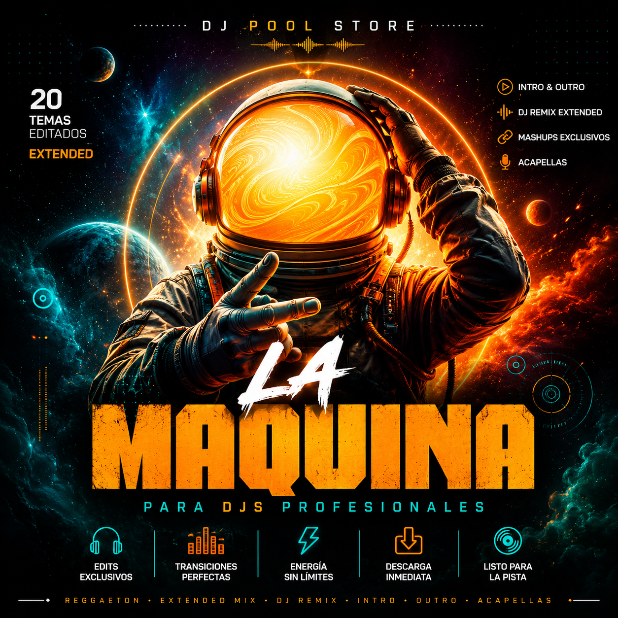 La Máquina – 20 Temas Editados Extended para DJs