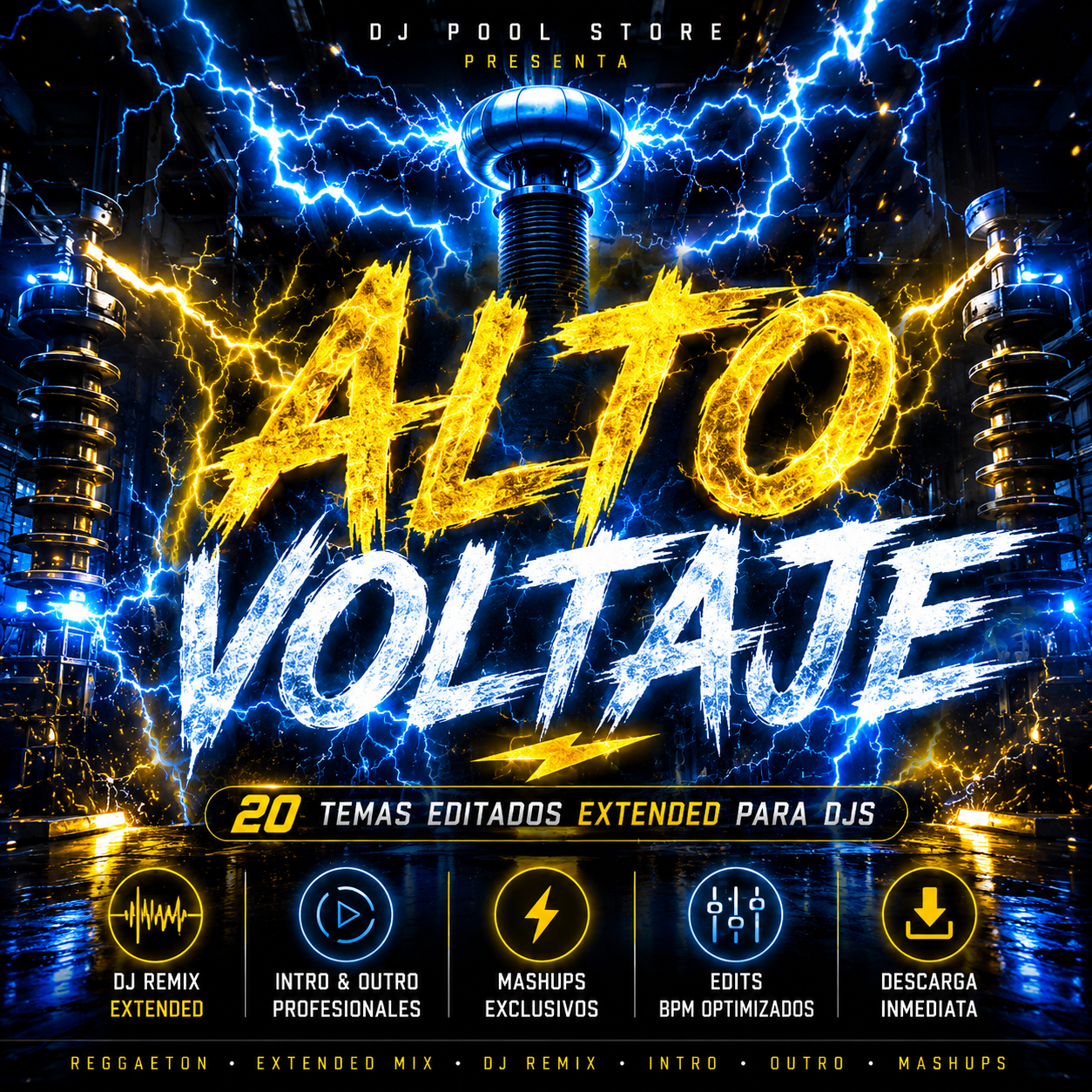Alto Voltaje | Extended Mixes para DJs Profesionales