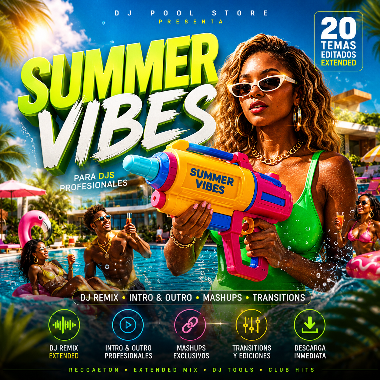 Summer Vibes – 20 Temas Editados Extended para DJs